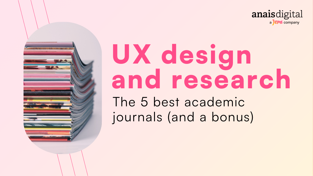 Cover photo for the article "The 5 best academic journals in UX design and research (and a bonus)